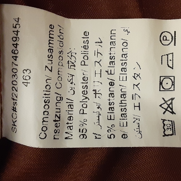 SHEIN Curve 3XL bronze xtra long blouse w wrap around design - Picture 3 of 3